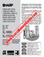 Ver XL-1000H/1100H pdf Manual de operación, extracto de idioma alemán.