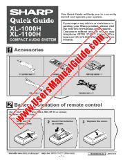 Ver XL-1000H/1100H pdf Manual de operación, guía rápida, inglés