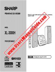 Vezi XL-3000H pdf Manual de utilizare, Cehia