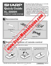 Ver XL-3000H pdf Manual de operación, guía rápida, inglés