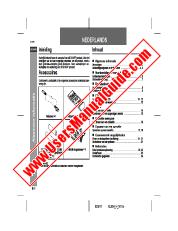 Ver XL-35H pdf Manual de operación, extracto de idioma holandés.
