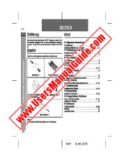 Ver XL-45H pdf Manual de operación, extracto de idioma alemán.