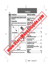 Ansicht XL-55H pdf Bedienungsanleitung, Auszug aus Sprache Französisch