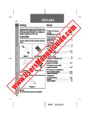 Ver XL-55H pdf Manual de operación, extracto de idioma holandés.