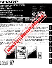 View XL-560H/570H pdf Operation Manual, extract of language English