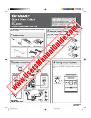 Voir XL-E80E pdf Manuel d'utilisation, Guide d'installation rapide, l'anglais
