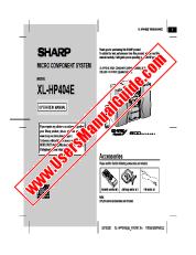 Ansicht XL-HP404E pdf Bedienungsanleitung, Englisch