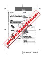 Ver XL-HP434H pdf Manual de operación, extracto de idioma alemán.