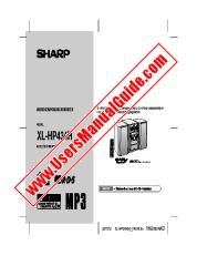Ver XL-HP434H pdf Manual de operaciones, húngaro
