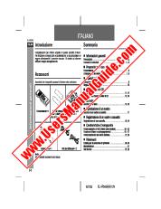 Ver XL-HP500H pdf Manual de operación, extracto de idioma italiano.