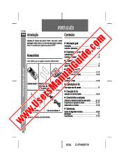 Ansicht XL-HP700H pdf Bedienungsanleitung, Auszug der Sprache Portugiesisch