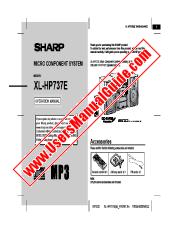 Ansicht XL-HP737E pdf Bedienungsanleitung, Englisch