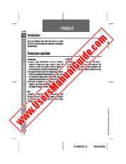 Ansicht XL-HP888V pdf Bedienungsanleitung, Französisch
