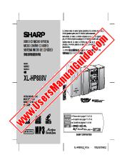 Visualizza XL-HP888V pdf Manuale operativo, inglese
