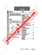 Ver XL-MP35H pdf Manual de operación, extracto de idioma alemán.