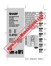 View XL-MP40H pdf Operation Manual, extract of language English