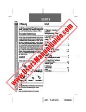 Ver XL-MP8H pdf Manual de operación, extracto de idioma alemán.