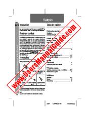 Vezi XL-MP8H pdf Manual de funcționare, extractul de limba franceză