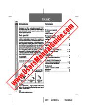 Ansicht XL-MP8H pdf Bedienungsanleitung, Auszug aus Sprache Italienisch