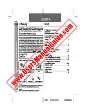 Ver XL-MP9H pdf Manual de operación, extracto de idioma alemán.