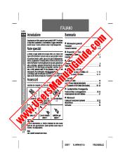 Ansicht XL-MP9H pdf Bedienungsanleitung, Auszug aus Sprache Italienisch