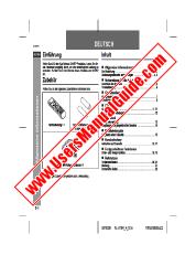 Ver XL-S10H pdf Manual de operación, extracto de idioma alemán.