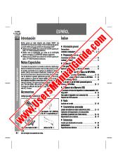 Ansicht XL-UH220H/UH222H pdf Bedienungsanleitung, Auszug aus lanuage Spanisch