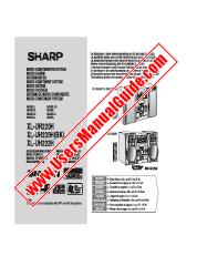 Ver XL-UH220H/UH222H pdf Manual de operaciones, extracto de idioma inglés.
