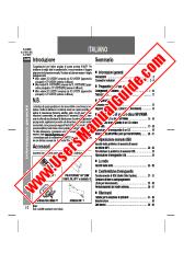 Ansicht XL-UH220H/UH222H pdf Bedienungsanleitung, Auszug aus lanuage Italienisch