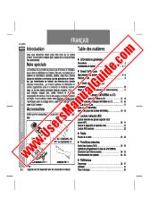Ansicht XL-UH220H pdf Bedienungsanleitung, Auszug aus Sprache Französisch