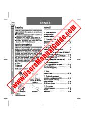 View XL-UH240H/UH2440H pdf Operation Manual, extract of language Swedish