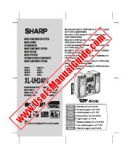 Ver XL-UH240H pdf Manual de operaciones, extracto de idioma inglés.
