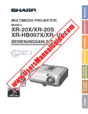Voir XR-20X/20S/HB007X/10S pdf Manuel d'utilisation, l'allemand