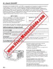 Vezi XV-C1E pdf Manual de utilizare, italiană