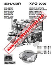 View XV-Z10000 pdf Operation Manual, extract of language english