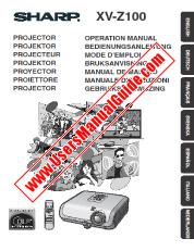 View XV-Z100 pdf Operation Manual, extract of language German
