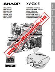 View XV-Z90E pdf Operation Manual, extract of language german