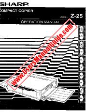 View Z-25 pdf Operation Manual, extract of languages English, German