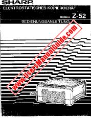 Ver Z-52 pdf Manual de Operación, Alemán