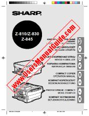 Visualizza Z-810/830/845 pdf Manuale operativo, russo, ungherese, ceco, polacco, inglese, tedesco, francese, danese