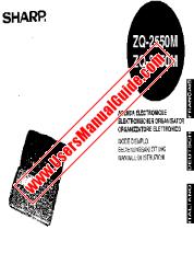 Ver ZQ-2550M/2750M pdf Manual de operaciones, extracto de idioma francés.