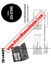 Vezi ZQ-570M pdf Manual de utilizare, olandeză