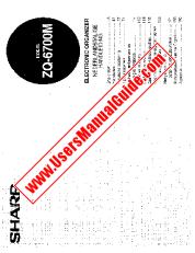 Vezi ZQ-6700M pdf Manual de utilizare, olandeză