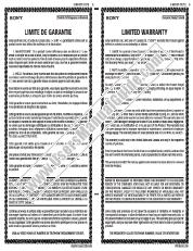 View CPD-200ES pdf Warranty Card