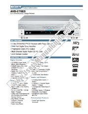 View AVD--C70ES pdf Marketing Specifications