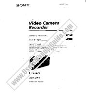 Visualizza CCD-CR1 pdf Istruzioni per l'uso (manuale principale)