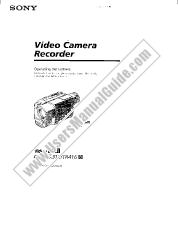 Vezi CCD-TR416 pdf Manual de utilizare primar