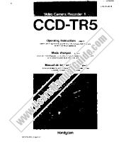 Ver CCD-TR5 pdf Manual de usuario principal