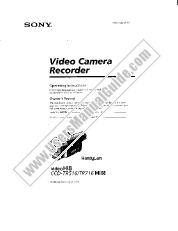 Vezi CCD-TR716 pdf Instrucțiuni de operare (manual primar)