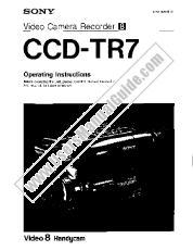 Ver CCD-TR7 pdf Manual de usuario principal